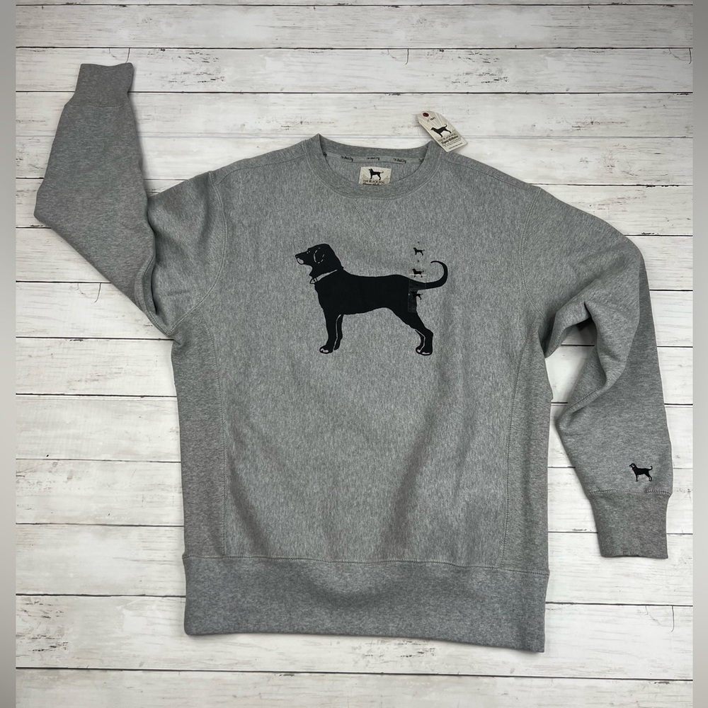 The Black Dog Men’s Size Small Classic Heavyweight Crew Polo Crew NWT